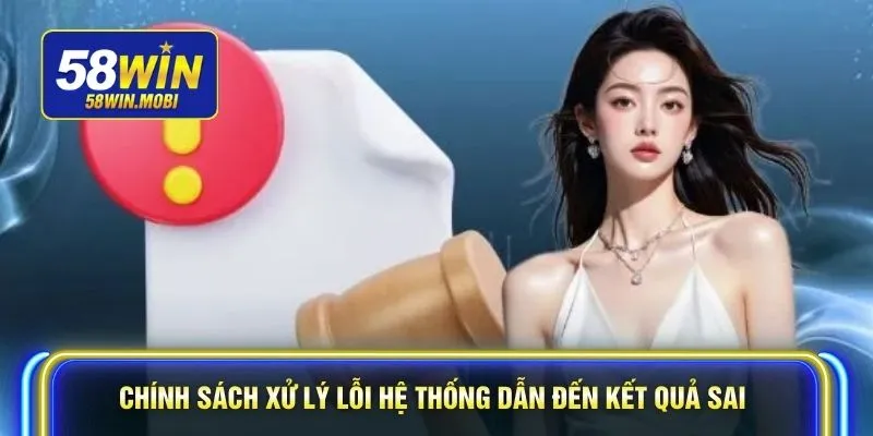Chính sách xử lý lỗi hệ thống dẫn đến kết quả sai