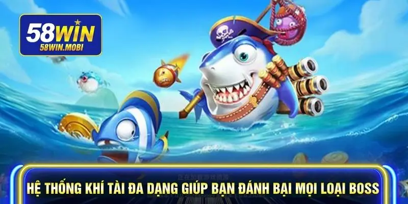 Hệ thống khí tài đa dạng giúp bạn đánh bại mọi loại boss
