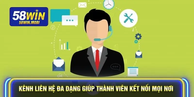 Kênh liên hệ đa dạng giúp thành viên kết nối mọi nơi