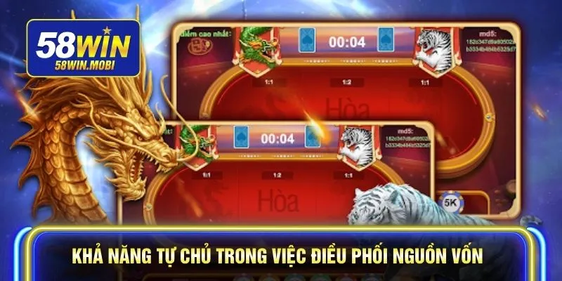 Khả năng tự chủ trong việc điều phối nguồn vốn