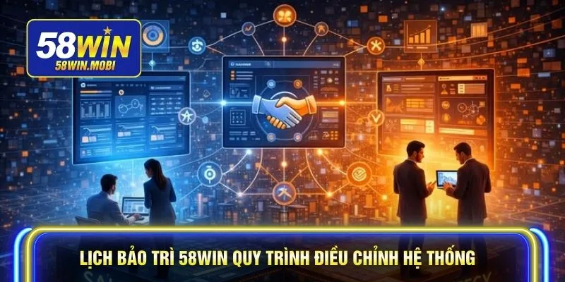 Lịch bảo trì 58WIN quy trình điều chỉnh hệ thống