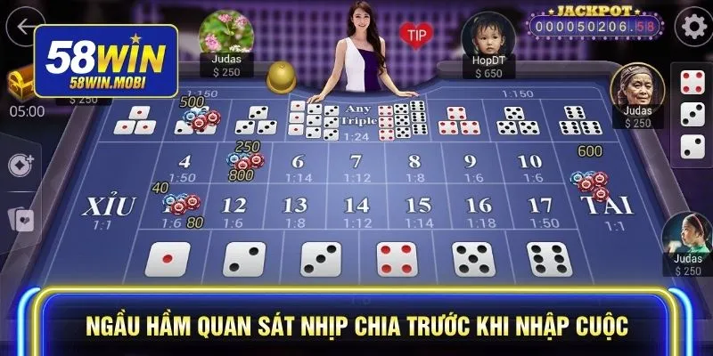 Ngầu hầm quan sát nhịp chia trước khi nhập cuộc