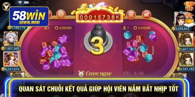Quan sát chuỗi kết quả giúp hội viên nắm bắt nhịp tốt