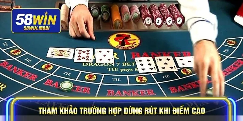 Tham khảo trường hợp dừng rút khi điểm cao